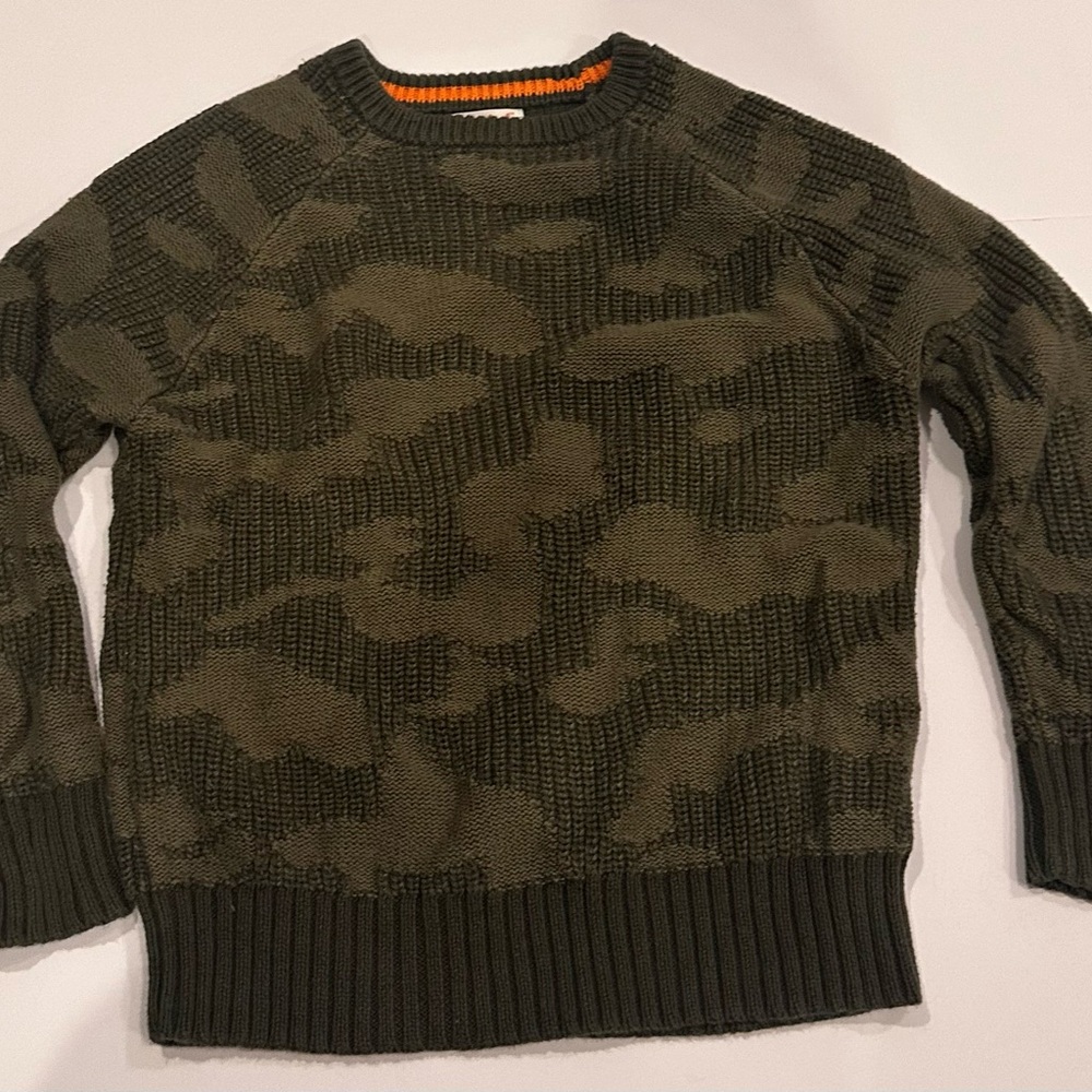 Toddle Boys Camouflage Sweater - Small (6/7)